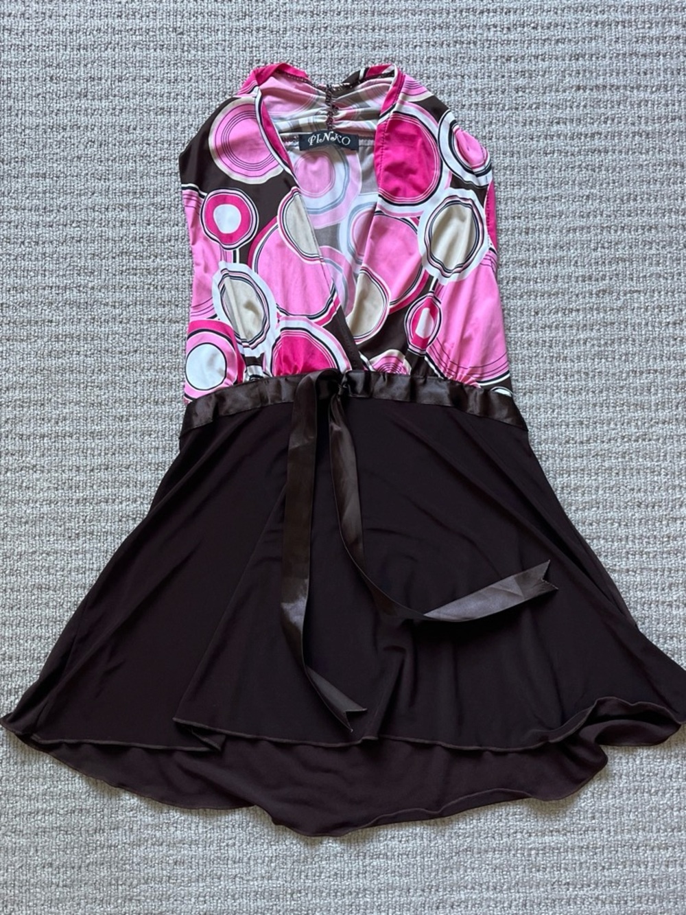 Vintage Y2K Pink & Brown top